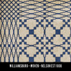 Williamsburg Woven Nelson - vinyl floor cloth swatch sample