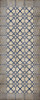 Williamsburg Woven Nelson - vinyl floor cloth sizes 30x75 36x90 