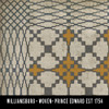 Williamsburg Woven Prince Edward - vinyl floor cloth swatch sample