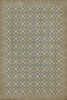 Williamsburg Woven Prince George - vinyl floor cloth sizes 20x30, 24x36, 30x44, 38x56, 52x76, 70x102