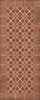 Williamsburg Woven Rappahannock - vinyl floor cloth size 36x90