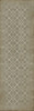 Williamsburg Woven Rockingham - vinyl floor cloth size 36x115