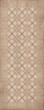 Williamsburg Woven Westmoreland - vinyl floor cloth sizes 30x75, 36x90