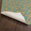 Pattern 25 Augustus - vinyl floor cloth underside 