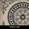 Pattern 43 Peace - swatch sample
