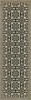Classic Pattern 55 Gates of Horn and Ivory - vinyl floor cloth sizes 26x83, 36x115