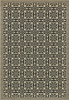 Classic Pattern 55 Gates of Horn and Ivory - vinyl floor cloth sizes 96x140, 120x175