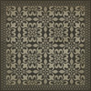 Classic Pattern 55 Dark Skies - vinyl floor cloth sizes 36x36, 48x48
