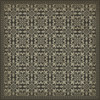 Classic Pattern 55 Dark Skies - vinyl floor cloth sizes84x84, 96x96, 120x120