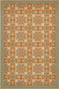Classic Pattern 55 The Heat of Summer - vinyl floor cloth sizes 20x30, 24x36, 30x44, 38x56