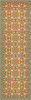 Classic Pattern 55 The Heat of Summer - vinyl floor cloth sizes 26x83, 36x115