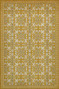 Classic Pattern 55 Busy as a Bee - vinyl floor cloth sizes 20x30, 24x36,x30x44, 38x56