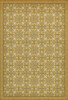 Classic Pattern 55 Busy as a Bee - vinyl floor cloth sizes 52x76, 70x102