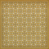 Classic Pattern 55 Busy as a Bee - vinyl floor cloth sizes 84x84, 96x96, 120x120
