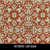 Pattern 56 Lady Susan - vinyl floor cloth swatch sample