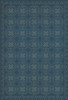 Pattern 28 Blue Bandana - vinyl floor cloth sizes 52x76, 70x102