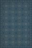 Pattern 28 Blue Bandana - vinyl floor cloth sizes 20x30, 24x36, 30x44, 38x56