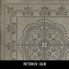 Pattern 28 Calm - vinyl floor cloth sample swatch