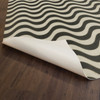Pattern 18 Frequency - vinyl floor cloth underside 