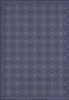 Pattern 28 Indigo Bandana - vinyl floor cloth sizes 96x140, 120x175
