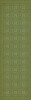 Pattern 28 Jaded - vinyl floor cloth sizes 24x77, 30x96, 26x83, 36x115