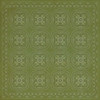 Pattern 28 Jaded - vinyl floor cloth sizes 36x36, 48x48