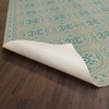 Pattern 28 Serenity - vinyl floor cloth underside 