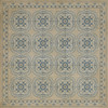 Pattern 28 Solitude - vinyl floor cloth sizes 36x36, 48x48