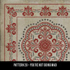 Pattern 28 You're Not Going Mad - vinyl floor cloth swatch sample