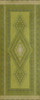 Pattern 61 Grassroots - vinyl floor cloth sizes 30x75, 36x90