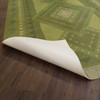 Pattern 61 Grassroots - vinyl floor cloth underside 