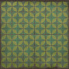 Classic Pattern 54 All Systems Go - vinyl floor cloth sizes 60x60, 72x72