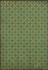 Classic Pattern 54 All Systems Go - vinyl floor cloth sizes 96x140, 120x175