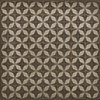 Classic Pattern 54 Asteroid Field - vinyl floor cloth size 84x84
