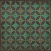 Classic Pattern 54 Draco - vinyl floor cloth sizes 36x36, 48x48