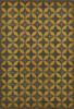 Classic Pattern 54 Light Year - vinyl floor cloth sizes 52x76, 70x102