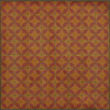 Classic Pattern 54 Mars Rising - vinyl floor cloth sizes 84x84, 96x96, 120x120