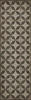 Classic Pattern 54 Sputnik - vinyl floor cloth sizes 26x83, 36x115