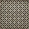 Classic Pattern 54 Sputnik - vinyl floor cloth size 84x84