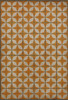 Classic Pattern 54 Supernova - vinyl floor cloth sizes 20x30, 24x36, 30x44, 38x56