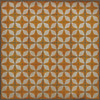 Classic Pattern 54 Supernova - vinyl floor cloth size 84x84