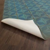 Classic Pattern 54 Blue Moon - vinyl floor cloth underside 
