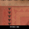 Pattern 61 Indie - vinyl floor cloth swatch sample