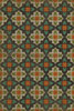 Pattern 33 Annas Garden vinyl floor cloth