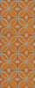 Pattern 70 My Illuminated Soul - vinyl floor cloth sizes 30x75, 36x90