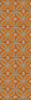 Pattern 70 My Illuminated Soul - vinyl floor cloth sizes 24x77, 30x96, 26x83, 36x115