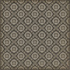 Williamsburg Bookbinder Dixon - vinyl floor cloth sizes 96x96, 120x120