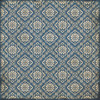 Williamsburg Bookbinder Nicolson - vinyl floor cloth sizes  60x60, 72x72, 84x84