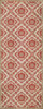 Williamsburg Bookbinder Pinkney - vinyl floor cloth size 36x90