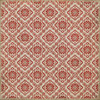 Williamsburg Bookbinder Pinkney - vinyl floor cloth sizes 60x60, 72x72